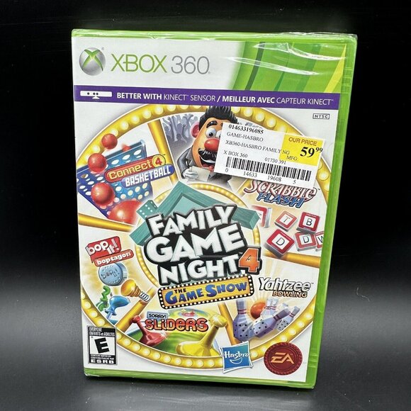 Family Game Night 4 the game show XBOX 360 Brand New Video Game Sealed